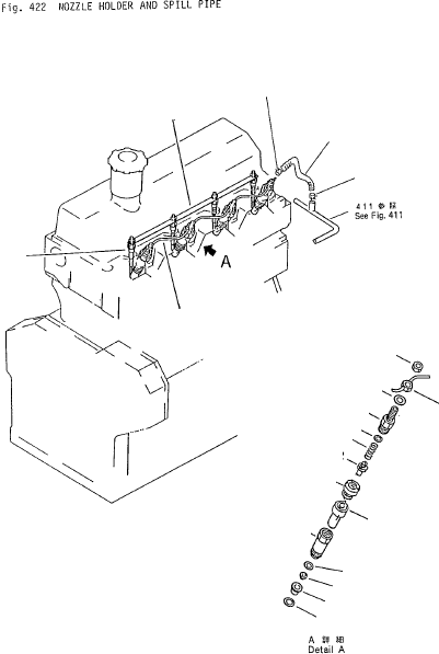 SPRING, NOZZLE DK150562-3100 KOMATSU