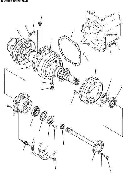 FRONT HUB SEAL KIT 3EB-21-05050 KOMATSU