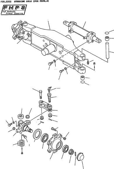 LINK (R.H.) 3EB-25-A2540 KOMATSU