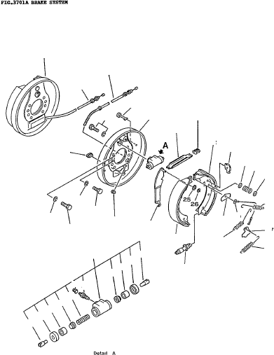 BRAKE ASSY (R.H 3EB-30-23203 ) KOMATSU