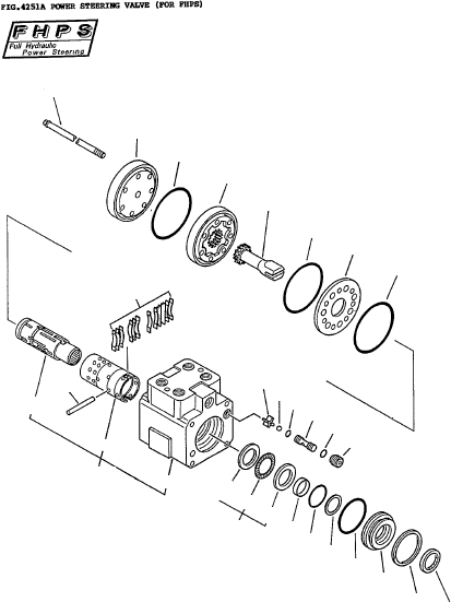 POWER STEERING VALVE SEAL KIT EA64426 KOMATSU