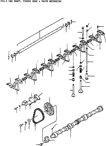 SHAFT ASSY-ROCKER 13252-C6001 KOMATSU