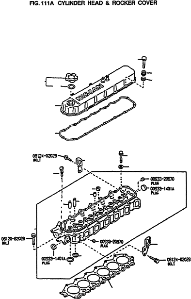 Пробка коническая 11051-D0100 KOMATSU