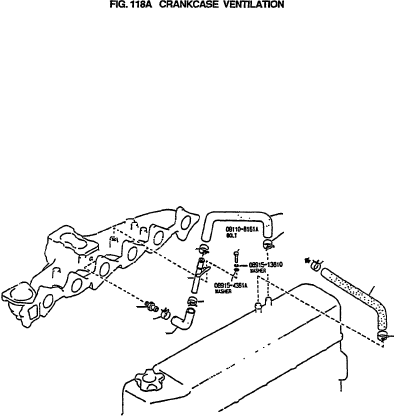 HOSE-BLOW BY, B 11828-D8100 KOMATSU