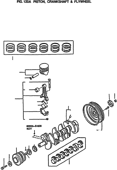 BOLT, FLYWHEEL 12316-L2001 KOMATSU