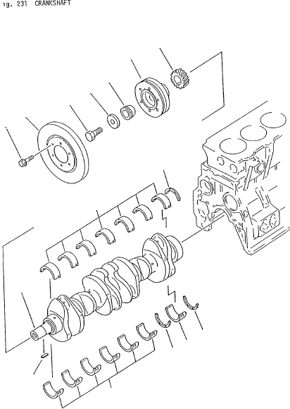 PULLEY, CRANK 6206-31-1580 KOMATSU