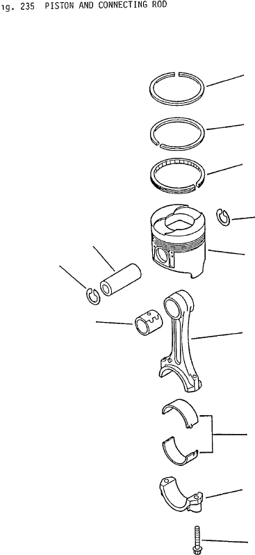 STANDARD PISTON 6204-33-2140 KOMATSU