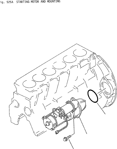 STARTING MOTOR ASSY (WET CLUTCH) 600-813-3250 KOMATSU
