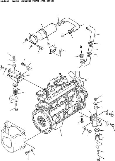 Резиновый элемент 3ED-01-41560 KOMATSU