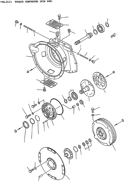 TORQUE CONVERTER ASSY 3EC-13-21100 KOMATSU