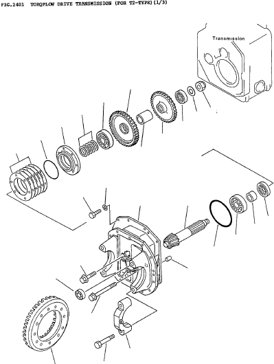 TORQFLOW DRIVE TRANSMISSION KIT (F2/R2) 3EC-16-05012 KOMATSU