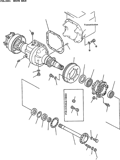HOUSING ASSY (FD (G) 40Z) 3EC-21-27100 KOMATSU