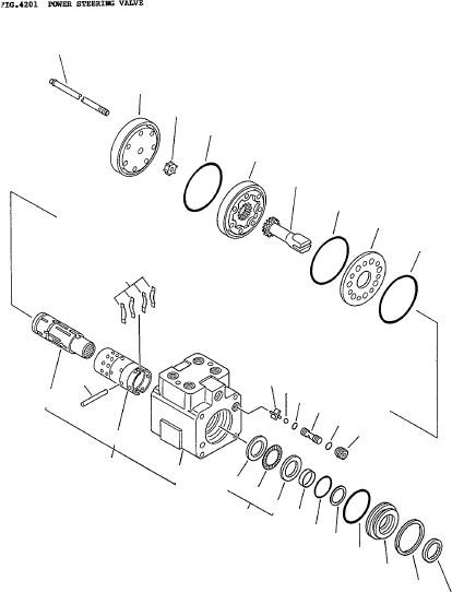 CONTROL PARTS ASSY EA22865 KOMATSU