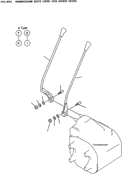LEVER (F-R) 3EC-35-21110 KOMATSU