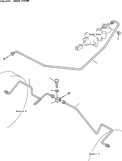 PIPE (FG(D)40, 45) 3EC-38-21110 KOMATSU