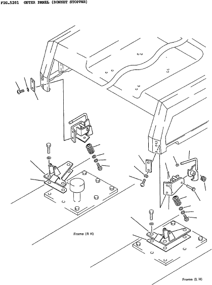 LEVER (L.H.) 3EC-52-A2830 KOMATSU