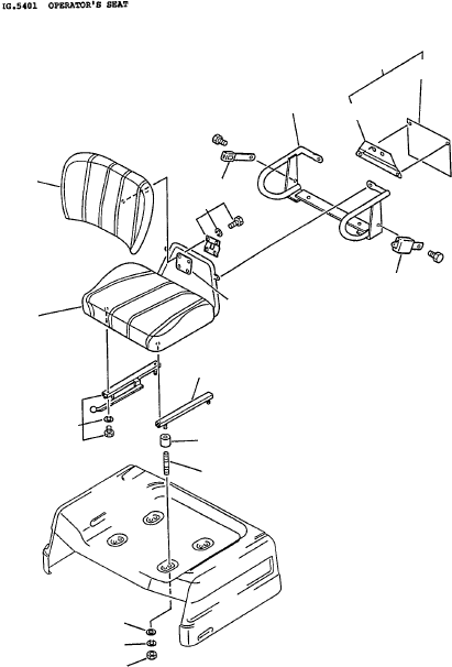 BACK MOUNTING KIT H03110-18 KOMATSU