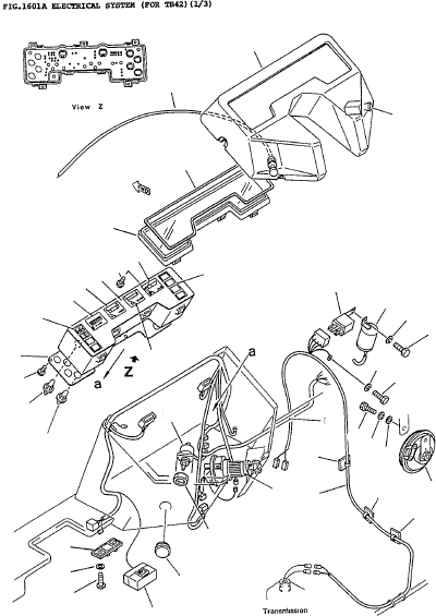 HARNESS (CLUTCH) 3EC-55-22990 KOMATSU