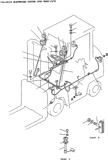 Жгут проводов 3EC-55-23121 KOMATSU