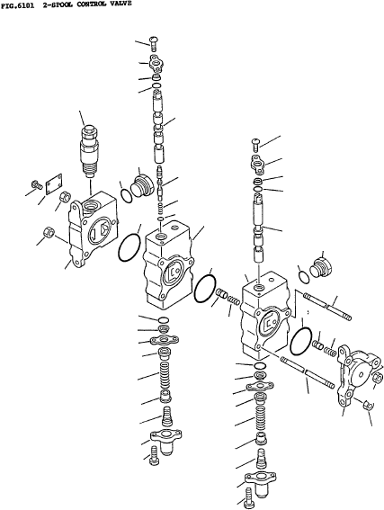 OUTLET SECTION HU6003-E1 KOMATSU