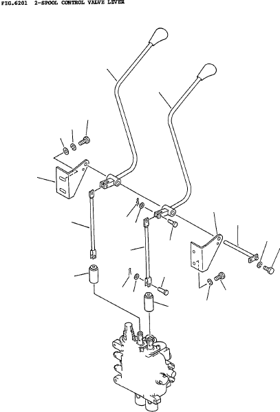 LEVER (LIFT) 3EC-61-28110 KOMATSU