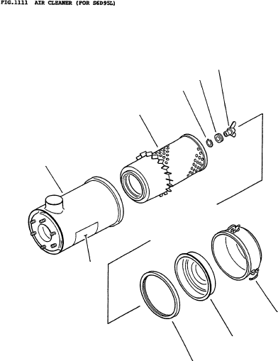ELEMENT ASSY, OUTER (G) 600-181-9700 KOMATSU