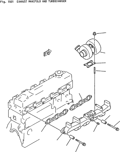 TURBOCHARGER ASSY 6207-81-8150 KOMATSU