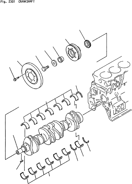 PULLEY, CRANK 6206-31-1410 KOMATSU
