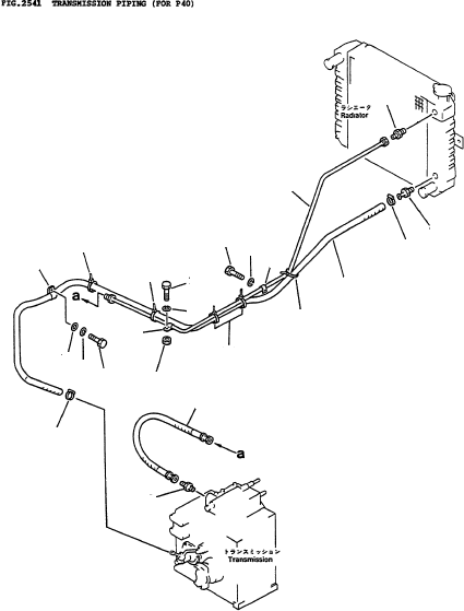 Шланг 07261-21432 KOMATSU