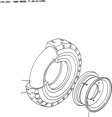 Обод колеса 308-30-26100 KOMATSU