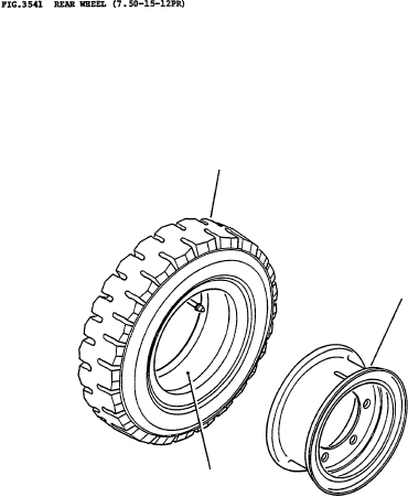 Обод колеса 3ED-28-41130 KOMATSU