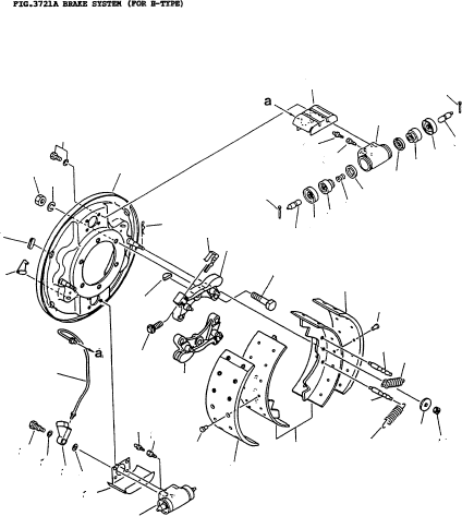 WHEEL CYLINDER KIT (H-TYPE) 310-32-05070 KOMATSU