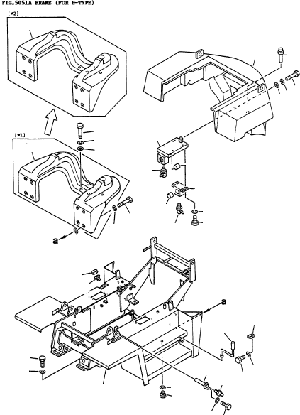 FRAME, SUB 3ED-41-45213 KOMATSU