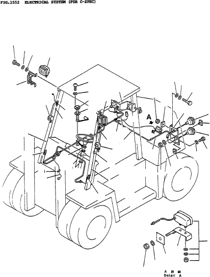 Жгут проводов 3ED-55-51140 KOMATSU