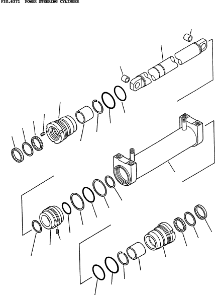 Винт установочный 3ED-64-41280 KOMATSU