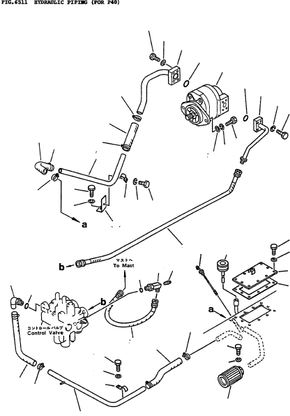 Шланг 07108-20623 KOMATSU