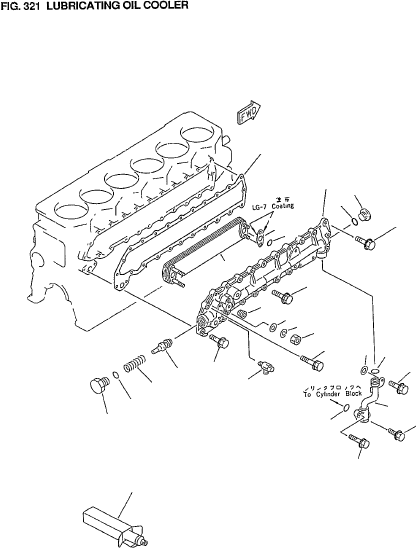 PIPE, OIL 6136-51-6330 KOMATSU