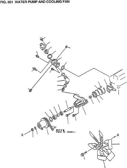 PULLEY, FAN 6136-61-3370 KOMATSU