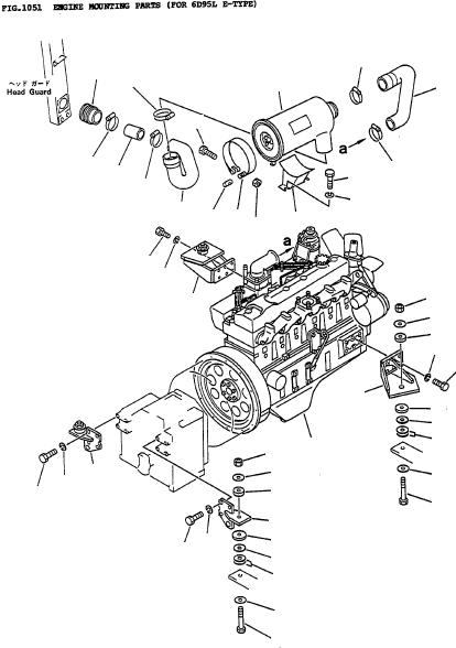 ENGINE ASSY (USA SPEC) 3FD-02-17110 KOMATSU