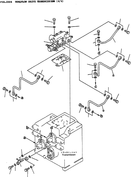 TRANSMISSION CONTROL VALVE ASSY 3ED-15-41502 KOMATSU