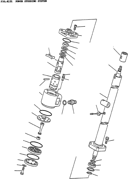 POWER STEERING SEAL KIT 3BA-34-05010 KOMATSU