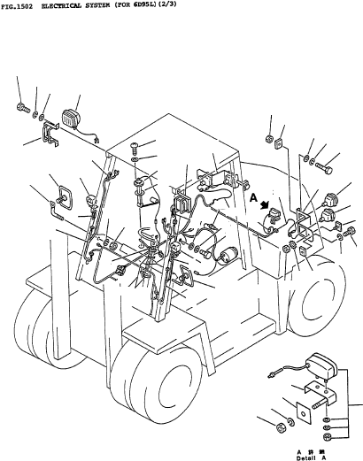 BACK-UP LAMP ASSY 307-902-1661 KOMATSU