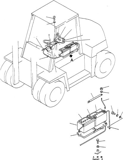 Аккумуляторная батарея 3EC-55-22710 KOMATSU
