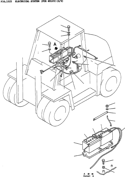 Кабель 3FD-55-11550 KOMATSU