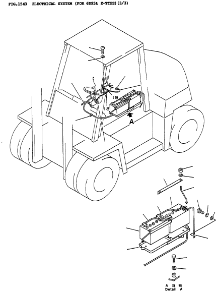 Аккумуляторная батарея 3EC-55-22180 KOMATSU
