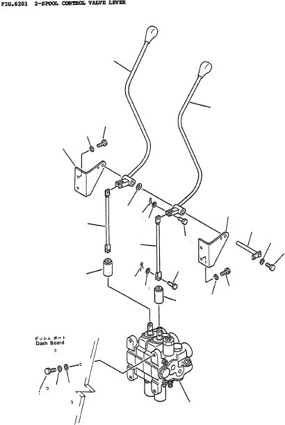 LEVER (TILT) 3FD-61-12220 KOMATSU