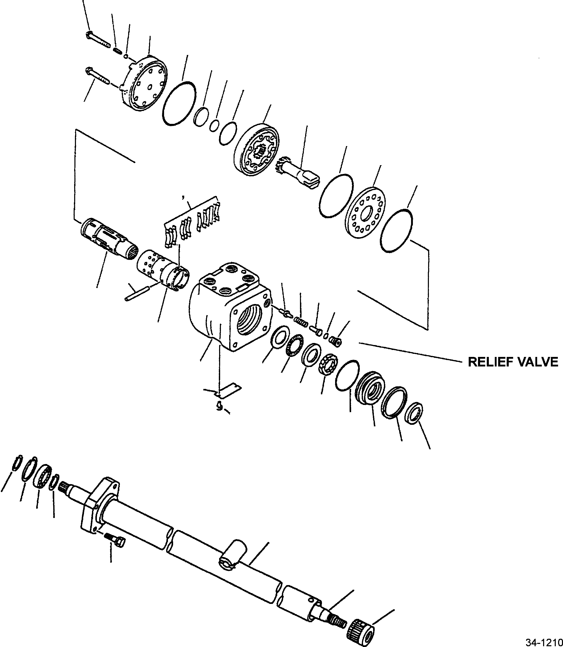 COLUMN SHAFT ASSY 3BA-34-33720 KOMATSU