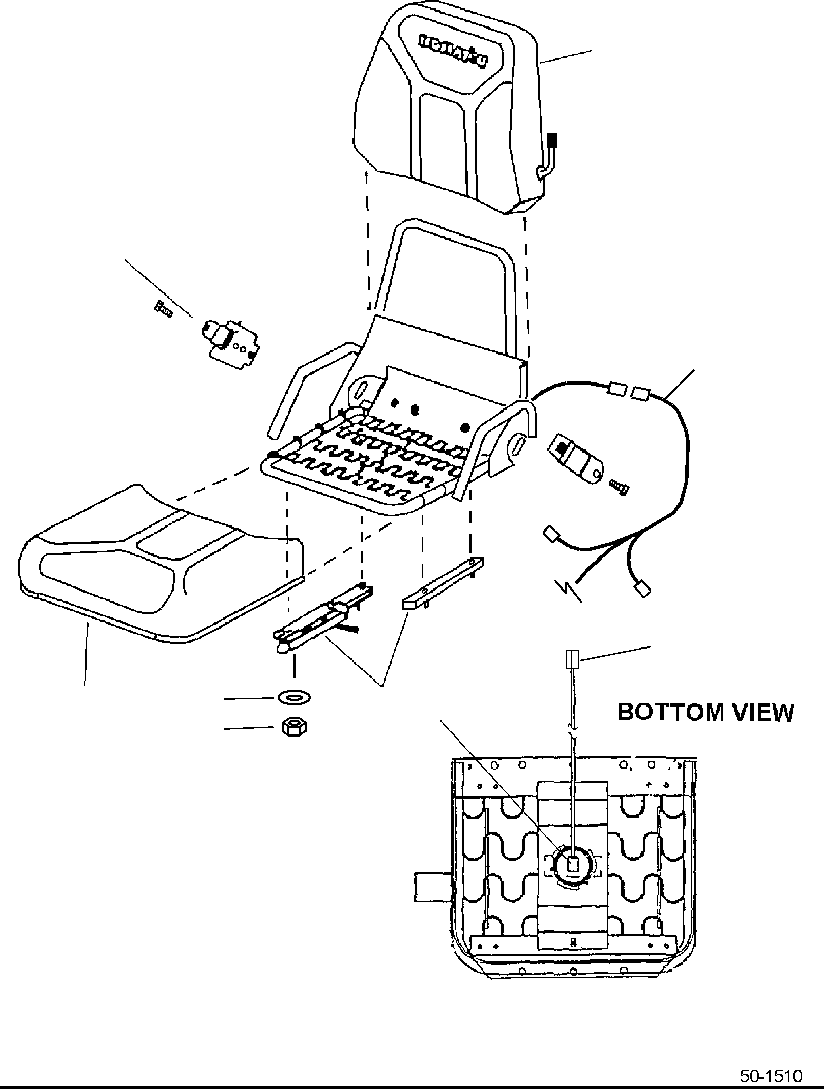 SEAT BELT ASSY XP7153 KOMATSU