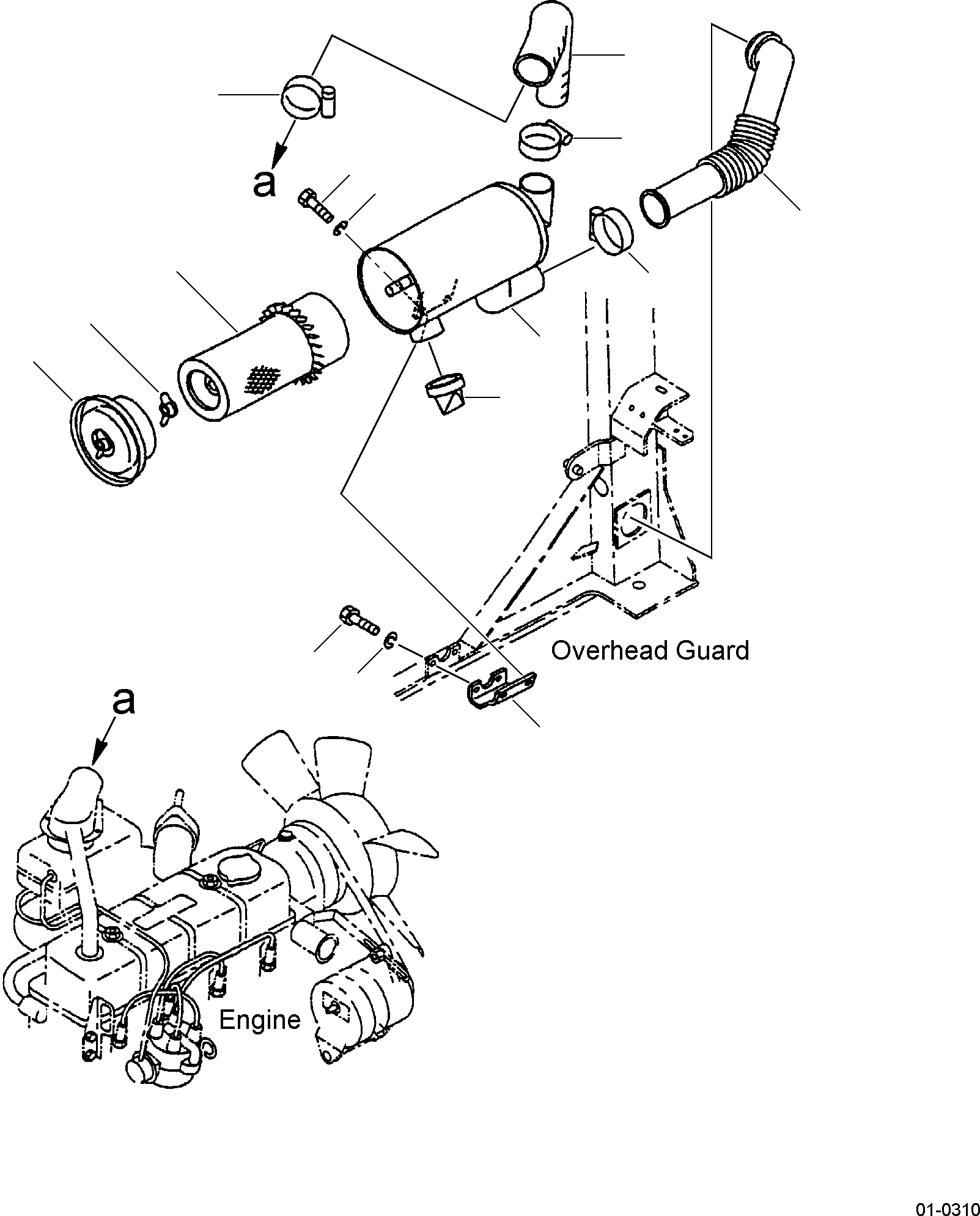 BRACKET, AIR CLEANER MOUNTING 3EA-01-35110 KOMATSU
