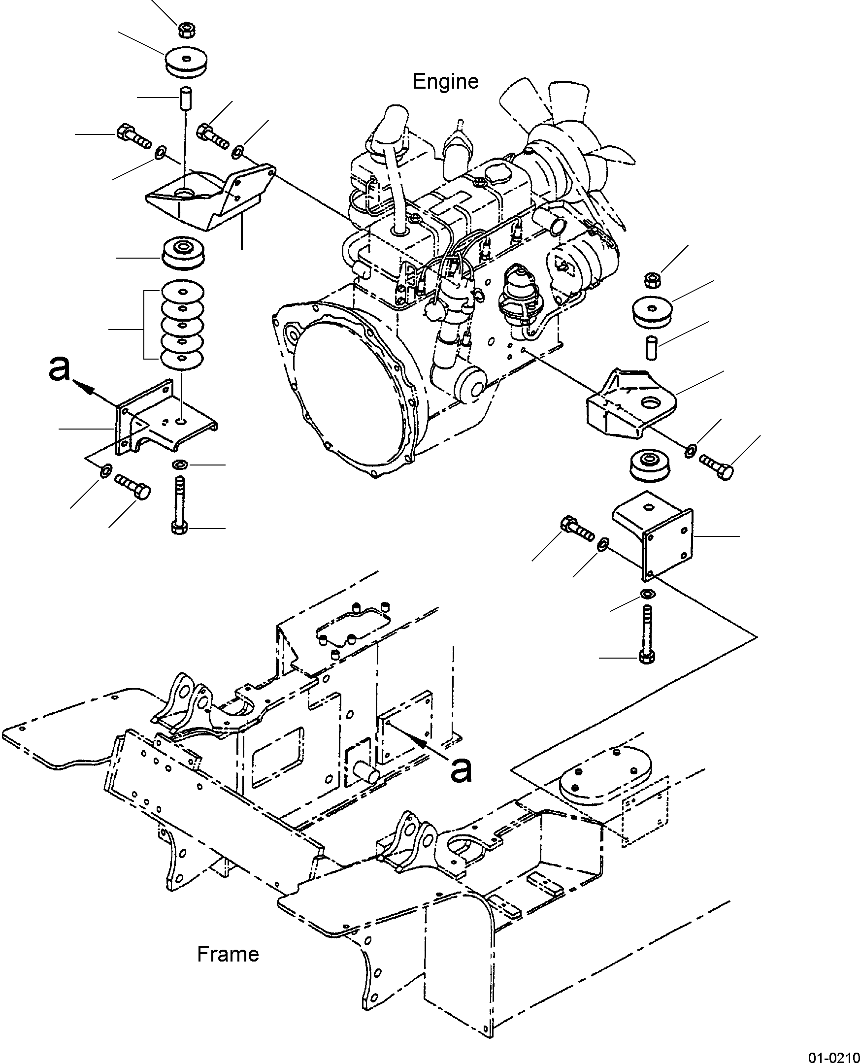 BRACKET, RH 3EA-01-31580 KOMATSU